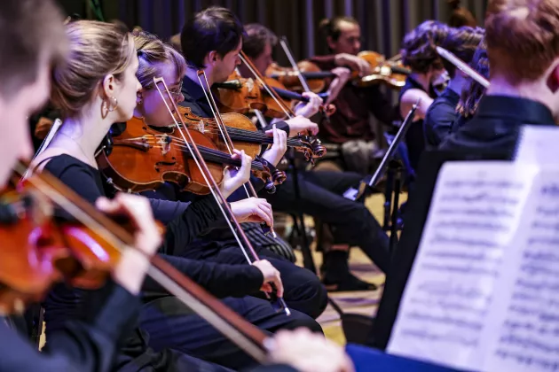 Musikhögskolan i Malmös Symfoniorkester. Fotograf: Michel Thomas.